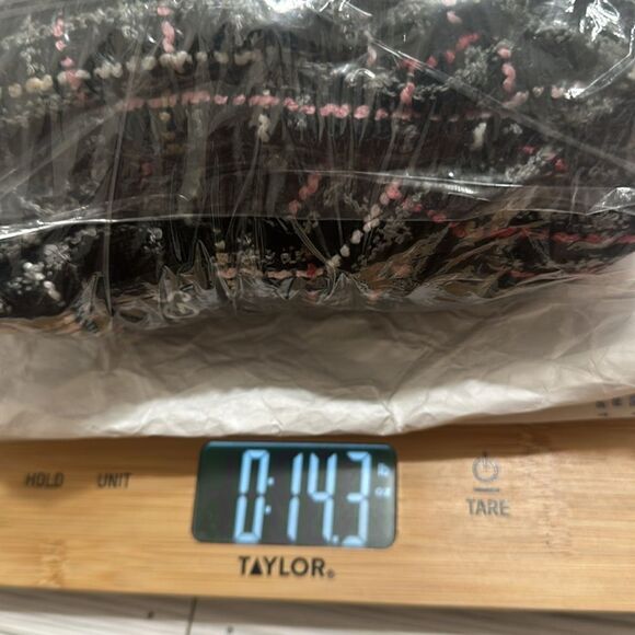 BRIGGS MULTI COLOR TWEED LONG SLEEVE BLAZER PETITE MEDIUM - Picture 8 of 9